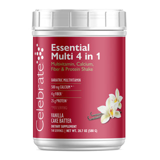 Essential Multi 4 in 1 Multivitamin with Calcium + Protéine, Poudre