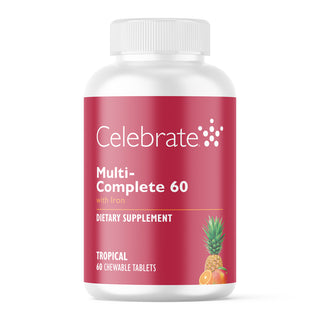 Multi-Complete 60 Bariatric Multivitamine met IJzer, Kauwtablet, Tropical