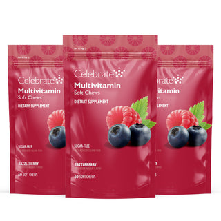 Bariatrische multivitamine zonder ijzer, zachte kauwtabletten