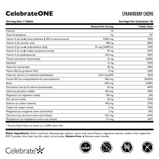 CelebrateONE Bariatric One A Day Multivitamin Kautablette, eisenfrei