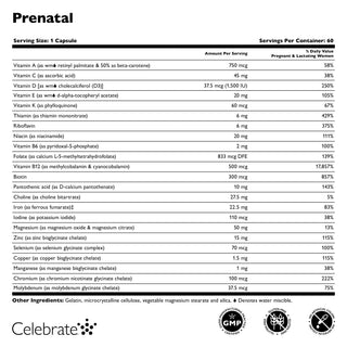 Bariatrische prenatale vitamine met IJzer, capsules 