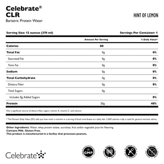 Celebrate® CLR 20g Protéine L'eau