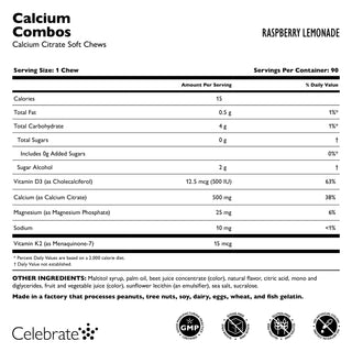 Calciumcitraat Soft Chew Combos