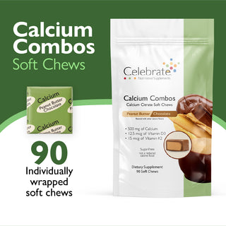 Calcium Citraat Combos, Zachte Kauwtabletten