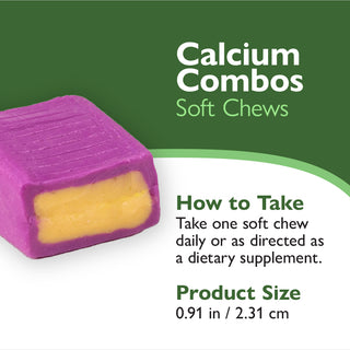 Calcium Citraat Combos, Zachte Kauwtabletten