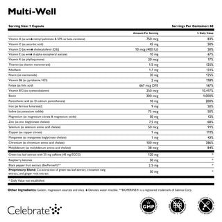 Multi-Well Gewichtsverlies Multivitamine, Capsules 