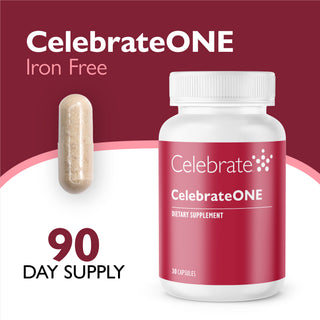 CelebrateONE Once Daily Bariatric Multivitamin sans Fer, Capsules
