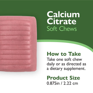 Calcium Citraat, Zachte Kauwtabletten