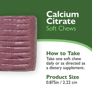Calcium Citraat, Zachte Kauwtabletten