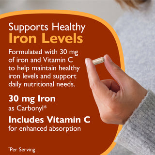 IJzer 30 mg + Vitamine C, Capsules 