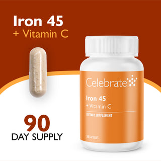 Fer 45 mg + vitamine C, gélules