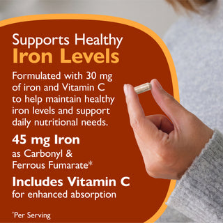 Fer 45 mg + vitamine C, gélules