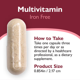 Bariatrische multivitamine zonder ijzer, Capsules