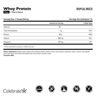 Celebrate Whey Proteïne Clear + Elektrolyten 