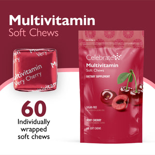 Bariatrische multivitamine zonder ijzer, zachte kauwtabletten