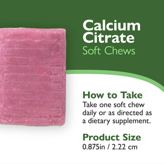 Calcium Citraat, Zachte Kauwtabletten