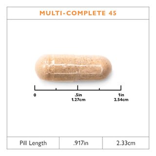 Multi-Complete 45 Bariatric Multivitamin z Żelazo kapsułkami 