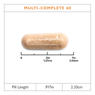 Multi-Complete 60 Bariatric Multivitamine met IJzer, Capsules