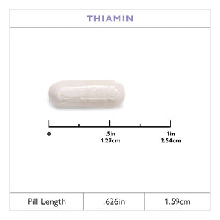 Thiamine Vitamine B1, 100 mg, Capsules