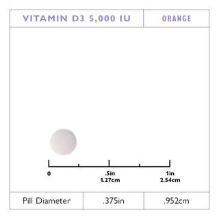 Vitamine D3 125mcg (5.000 IU) Quick-Melt, Orange